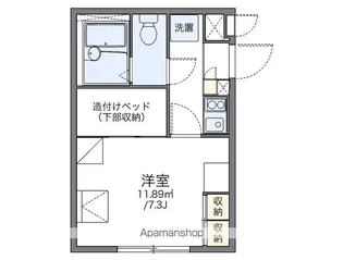 千葉県柏市名戸ケ谷1【アパート】の間取り