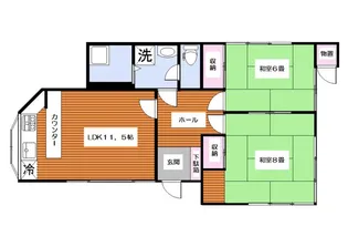 稲川荘【1階】の間取り