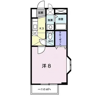 メゾンエクセルTS【2階】の間取り
