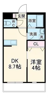 アクアステージ【2階】の間取り