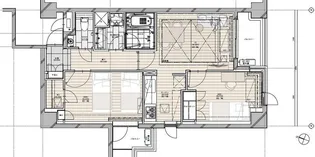 東京都港区西麻布2【マンション】の間取り