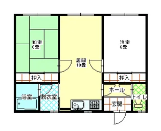エルムハイツ【2階】の間取り