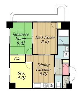 神奈川県相模原市中央区水郷田名2【マンション】の間取り