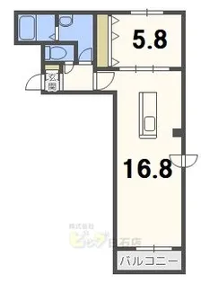 フィーノW-Four【2階】の間取り