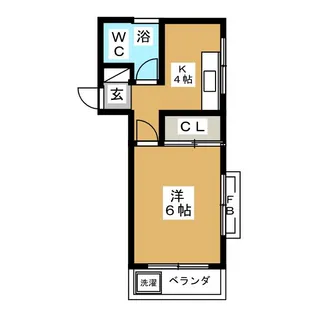 東京都大田区田園調布2【マンション】の間取り