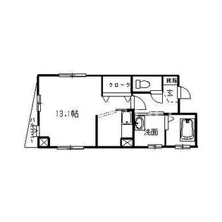 熊本県熊本市中央区水前寺4【マンション】の間取り