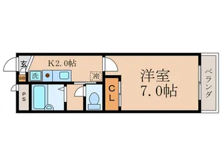 モンテロ-ザ【1階】の間取り