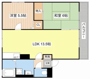 滋賀県湖南市石部東2【アパート】の間取り