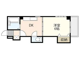 メゾン弥山【4階】の間取り