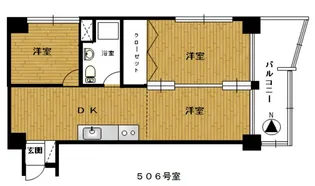 東京都港区白金1【マンション】の間取り