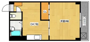 コーポ西翠【4階】の間取り