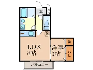エミネンス榎坂【2階】の間取り