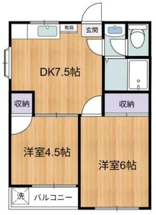 成城3番館【3階】の間取り