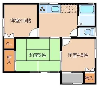 宮城県仙台市宮城野区中野字寺前【一戸建】の間取り