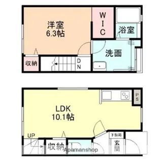 グランフォレ【1階】の間取り
