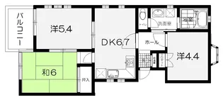 茨城県つくば市花畑1【マンション】の間取り