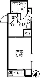 ブルージュ星野【3階】の間取り
