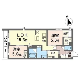 オーツー【1階】の間取り