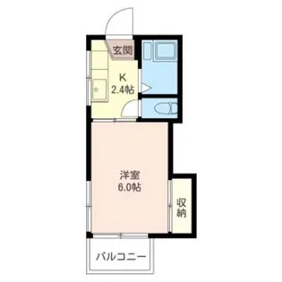 メゾンクレスト【2階】の間取り