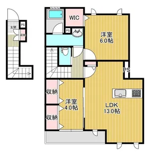 グリーンパール日吉【2階】の間取り