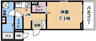 フォルトゥーナ【2階】の間取り