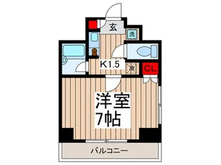 レジディア月島III【2階】の間取り