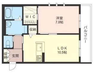 ベルフォレスト弐番館【SHM】【2階】の間取り