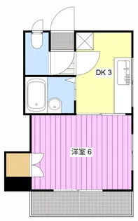 リバーヴィレッジ【3階】の間取り