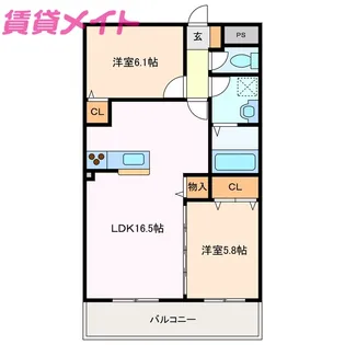 Believe・N2【1階】の間取り