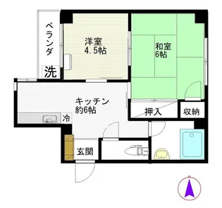 武石マンション【3階】の間取り