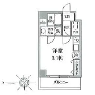 ジョイヴィレッジ御殿山【3階】の間取り