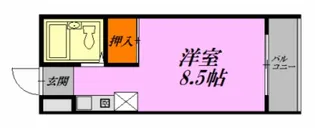広島県広島市中区舟入幸町【マンション】の間取り