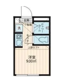 ジリオロッソ東新宿の間取り