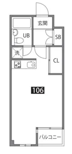 マリオン松庵【1階】の間取り