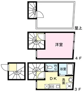 LAVA TOWER(ラヴァタワー)【3階】の間取り