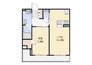 サクシード志木【4階】の間取り