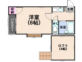 フレンドリー井尻【2階】の間取り