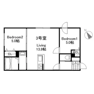 仮)プレスタ北39西5MS【1階】の間取り