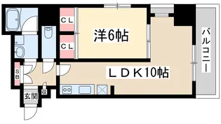 CITYSPIER十三東【4階】の間取り