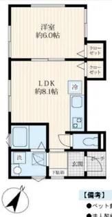 CE LA VI 中落合【1階】の間取り