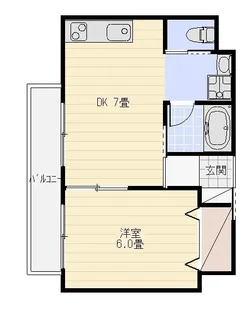 リ・ポーズ21【6階】の間取り