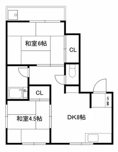 東京都世田谷区赤堤2【マンション】の間取り