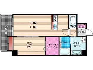 サンパーク板付【4階】の間取り