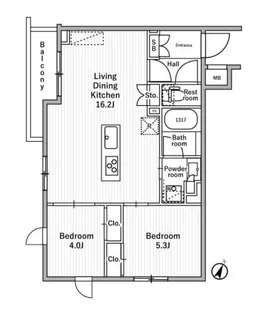 nido MOTOHASUNUMA(ニドモトハスヌマ)【3階】の間取り