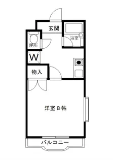 ジュネス24【2階】の間取り