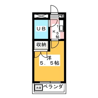 プリンセスコート新宿【3階】の間取り
