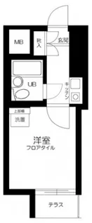 エヴェナール代々木【1階】の間取り