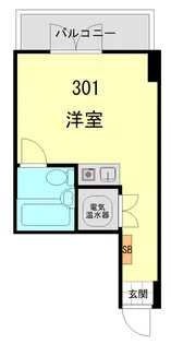 グレイス大森海岸【3階】の間取り