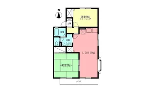 ファミール陽光台A【1階】の間取り