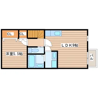 ラルーチェ・M【2階】の間取り